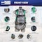 Palmer Safety Vest Style, M, Green/Black H222101126MD - alternate 4
